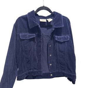 Corduroy Jacket - Navy Blue